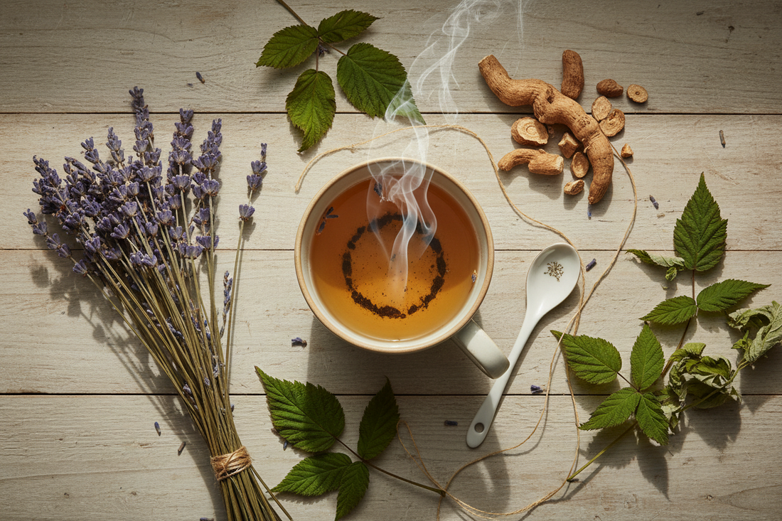 Tisanes hormonales : les meilleures plantes pour le SOPK, la périménopause et le cortisol