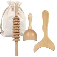 Img 1 : Kit maderoterapia massage bois lymphatique — drainage brésilien maison Essor Wellness