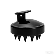 Img 1 : Brosse masseuse cuir chevelu silicone Halo — stimule pousse cheveux Essor Wellness