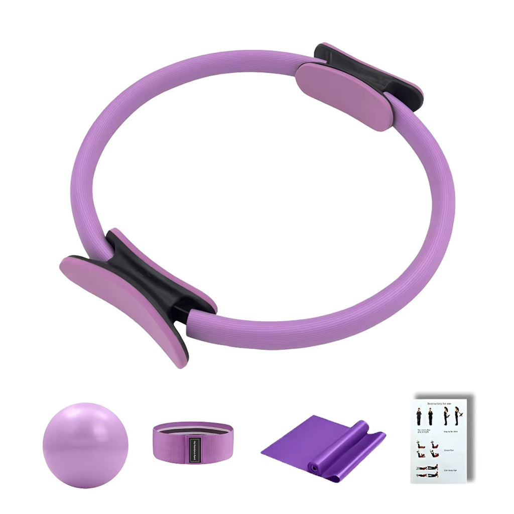 Img 1 : Kit bandes de yoga et accessoires — stretching et bien-être à domicile Essor Wellness