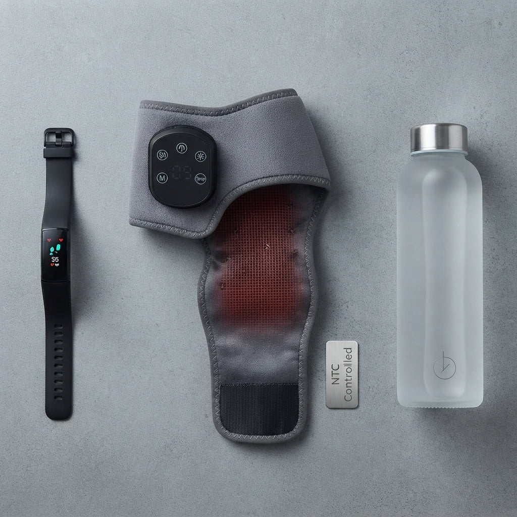 Masseur Électrique Chauffant Pieds & Mains — Chaleur, Vibration & Détente