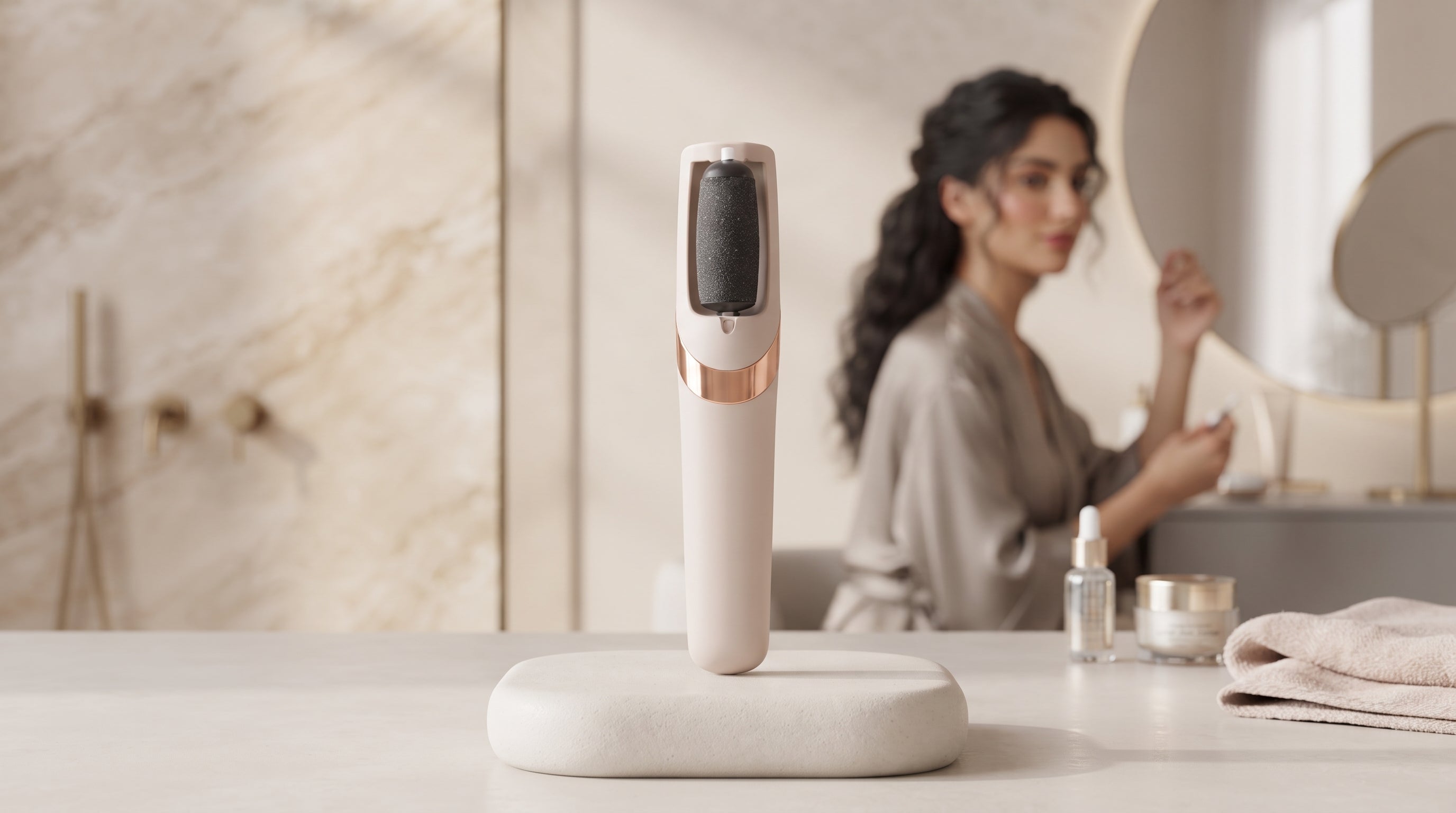 Meuleuse de Pieds Électrique Rechargeable — Talons Doux