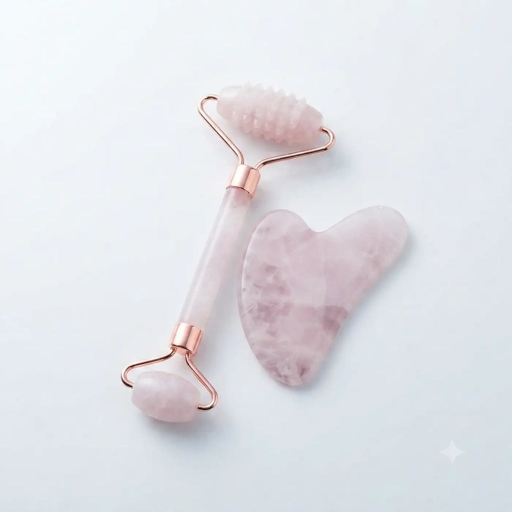 Set Gua Sha + Rouleau Jade : Ritual Glow