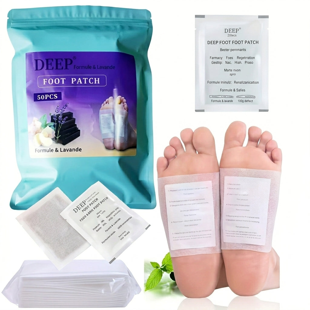 Img 4 : Patchs pieds détox nuit — soin naturel bien-être femme 35+
