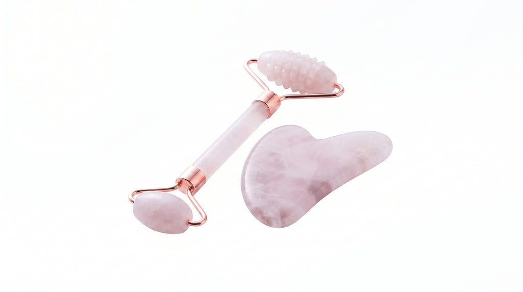 Set Gua Sha Ritual Glow inclus dans le Pack Rituel Drainage & Éclat