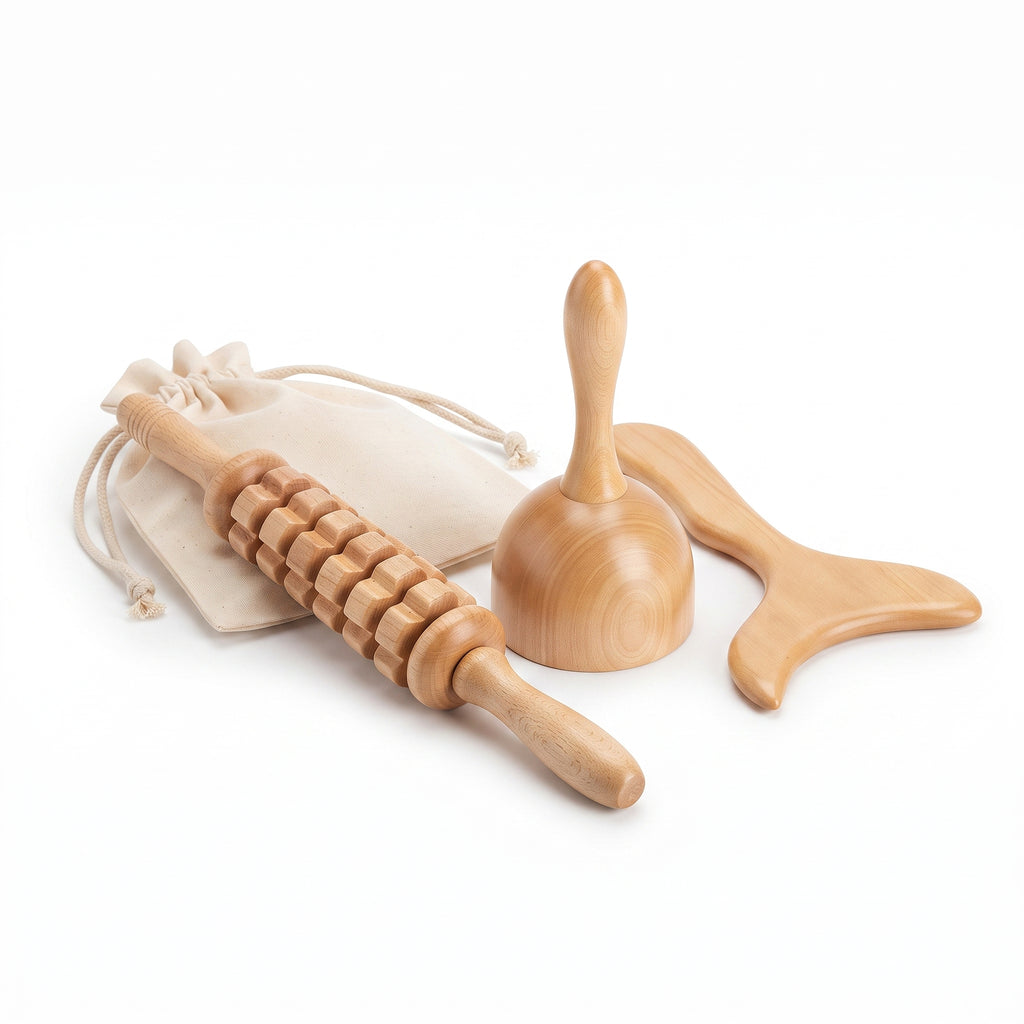 Pack Rituel Drainage & Éclat - Kit Maderoterapia et Gua Sha Ritual Glow