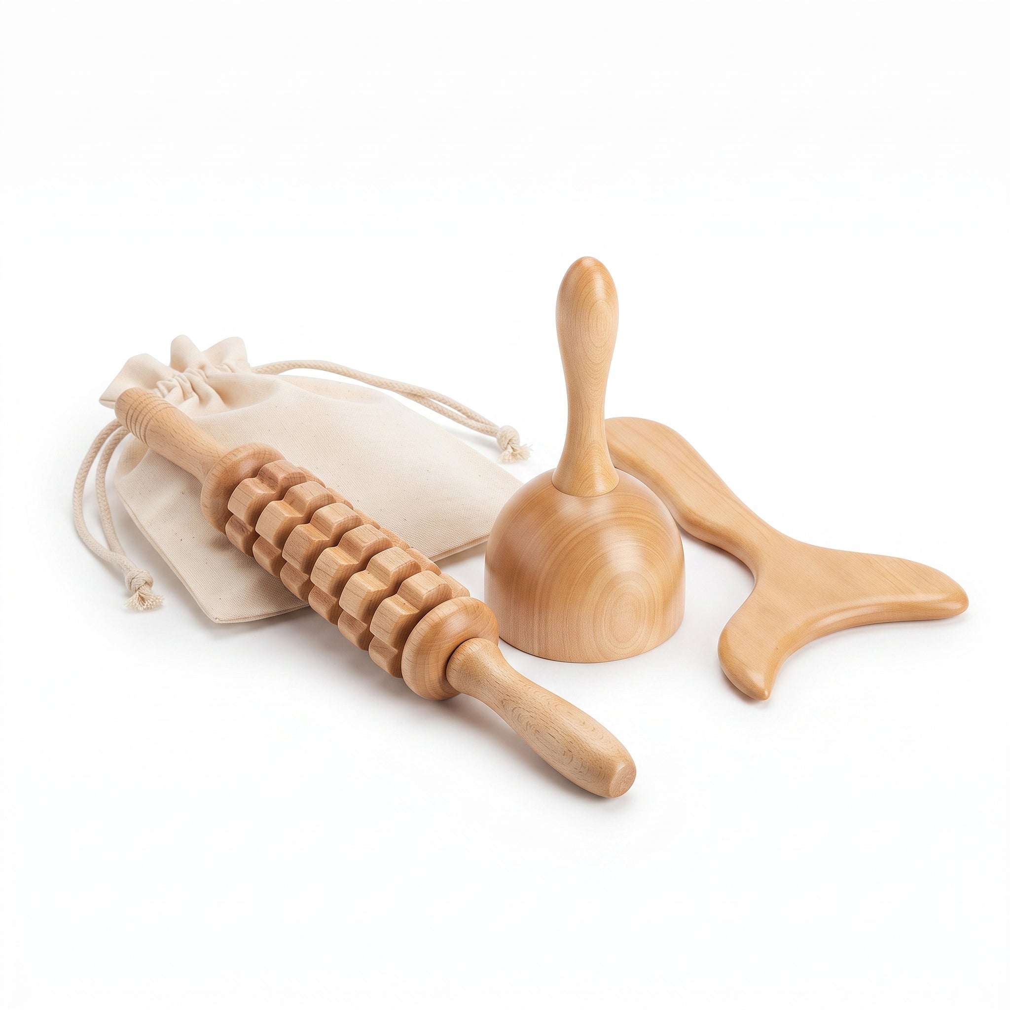 Pack Rituel Drainage & Éclat - Kit Maderoterapia et Gua Sha Ritual Glow