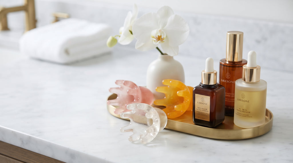 Peigne de Massage Crânien Octopus – Acupression & Détente du Cuir Chevelu