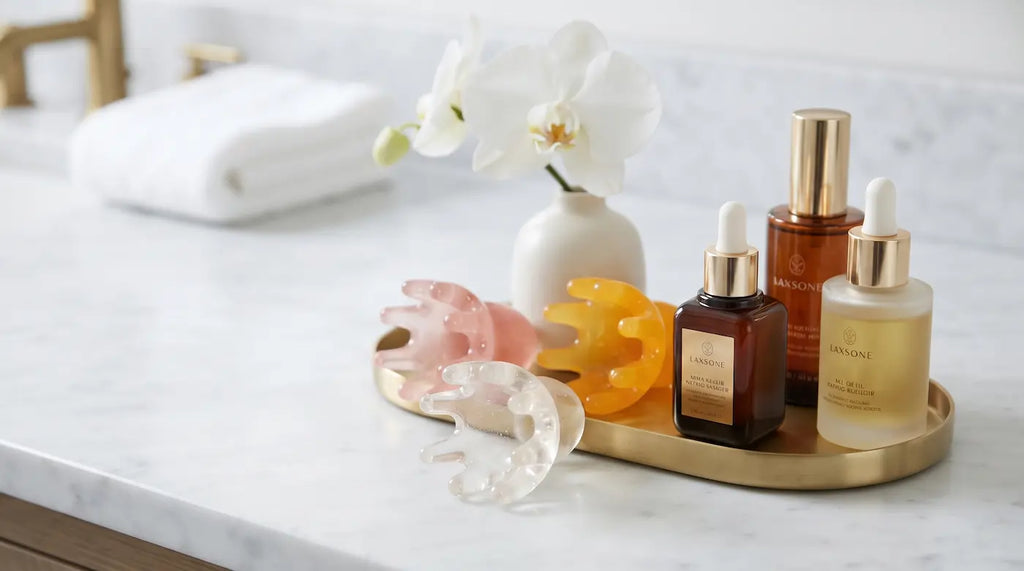 Peigne de Massage Crânien Octopus – Acupression & Détente du Cuir Chevelu