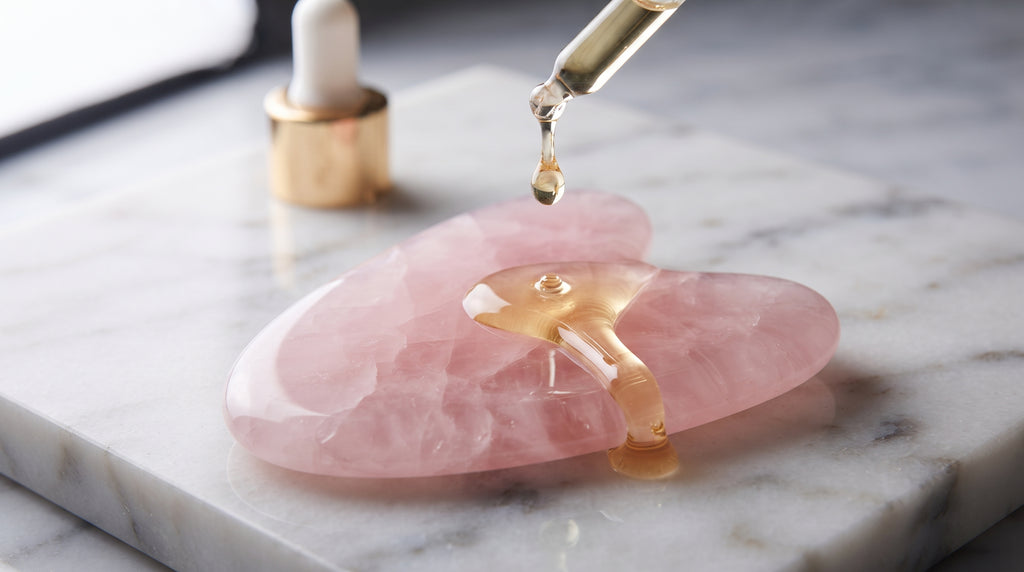 Pierre Gua Sha Quartz Rose — Massage Visage & Drainage