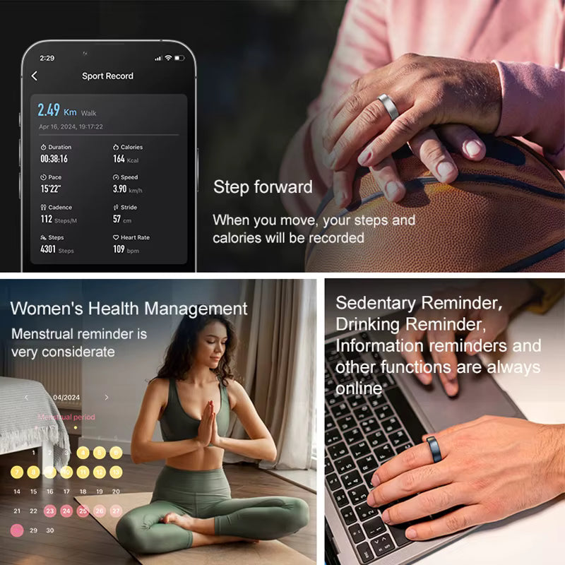 Bague Connectée Santé R10 — Sommeil, Stress & Bien-être