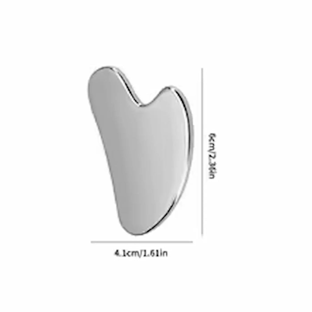 Duo Gua Sha Acier Inoxydable : Visage, Cou & Corps