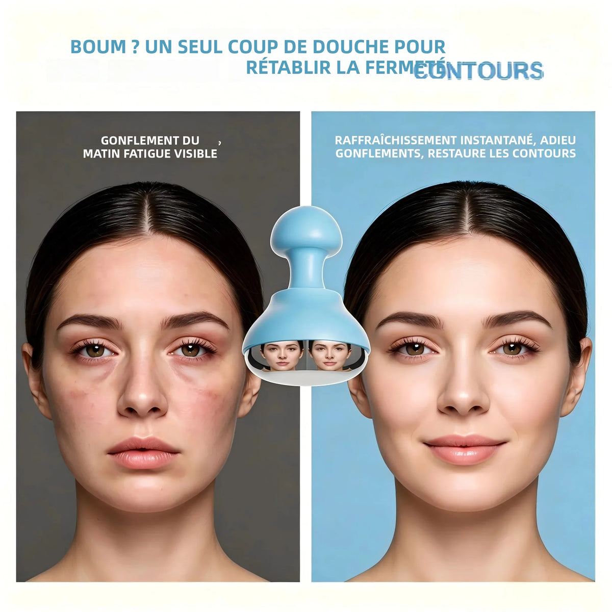 Marteau de glace cryothérapie visage