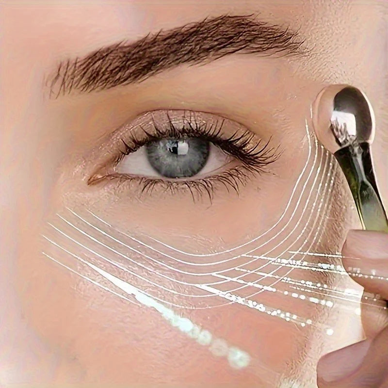 Rouleau masseur contour des yeux anti-poches