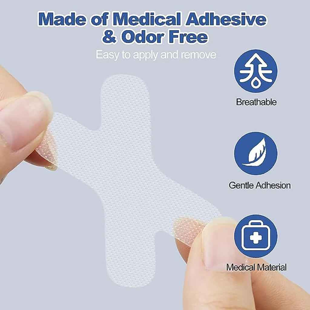 Bandes nasales anti-ronflement Essor Wellness - transparence