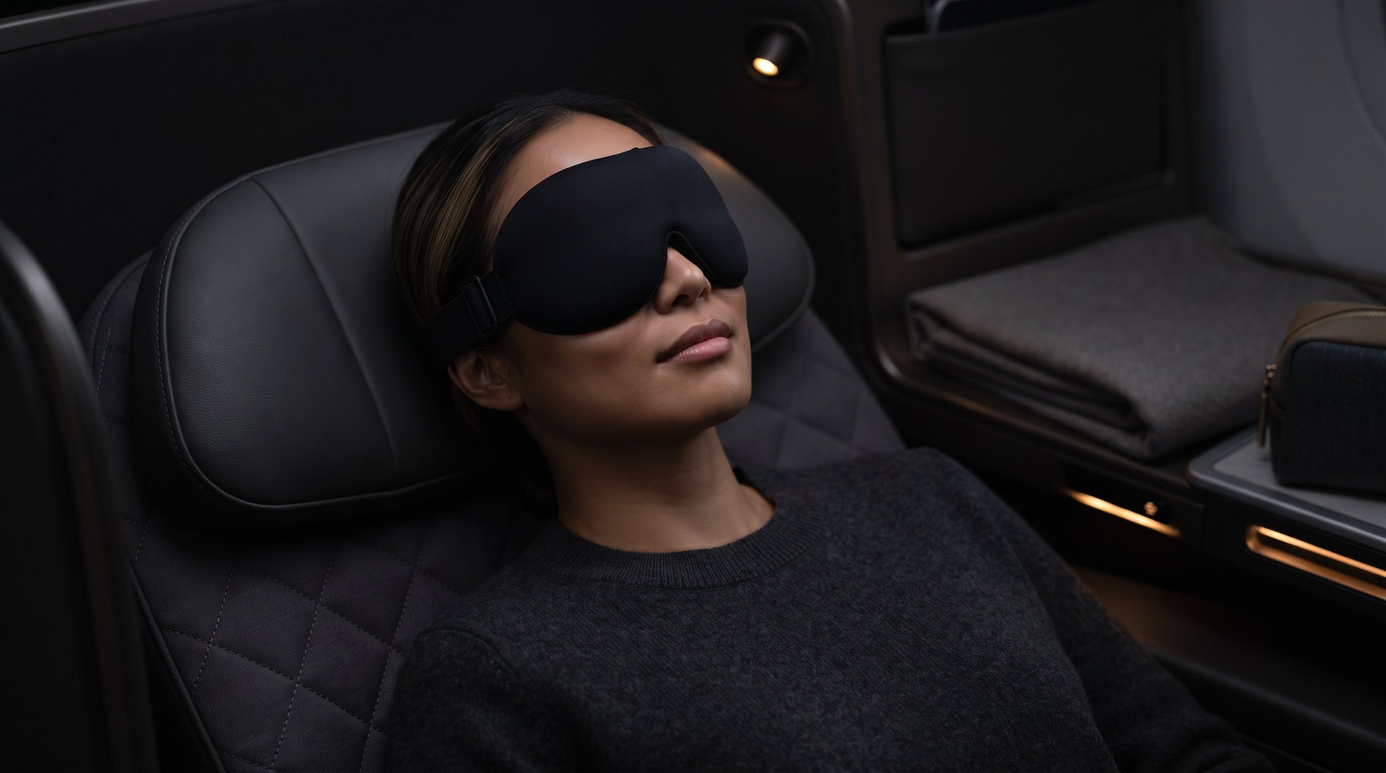 Masque de Sommeil 3D Ultra-Doux : Voyage et Nuit