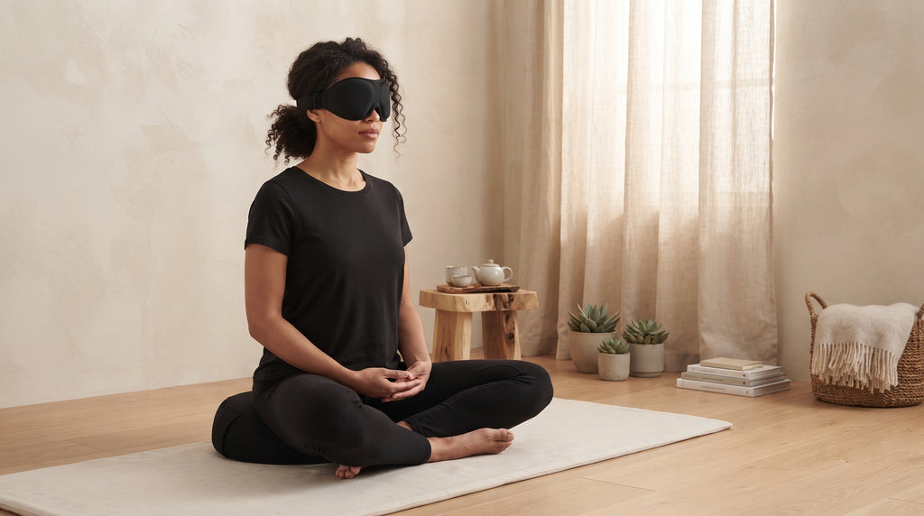 Masque de Sommeil 3D Ultra-Doux : Voyage et Nuit