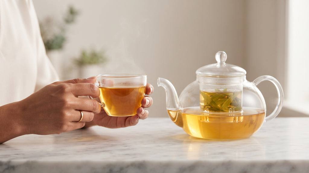 Théière en Verre Transparent — Pure Hydration