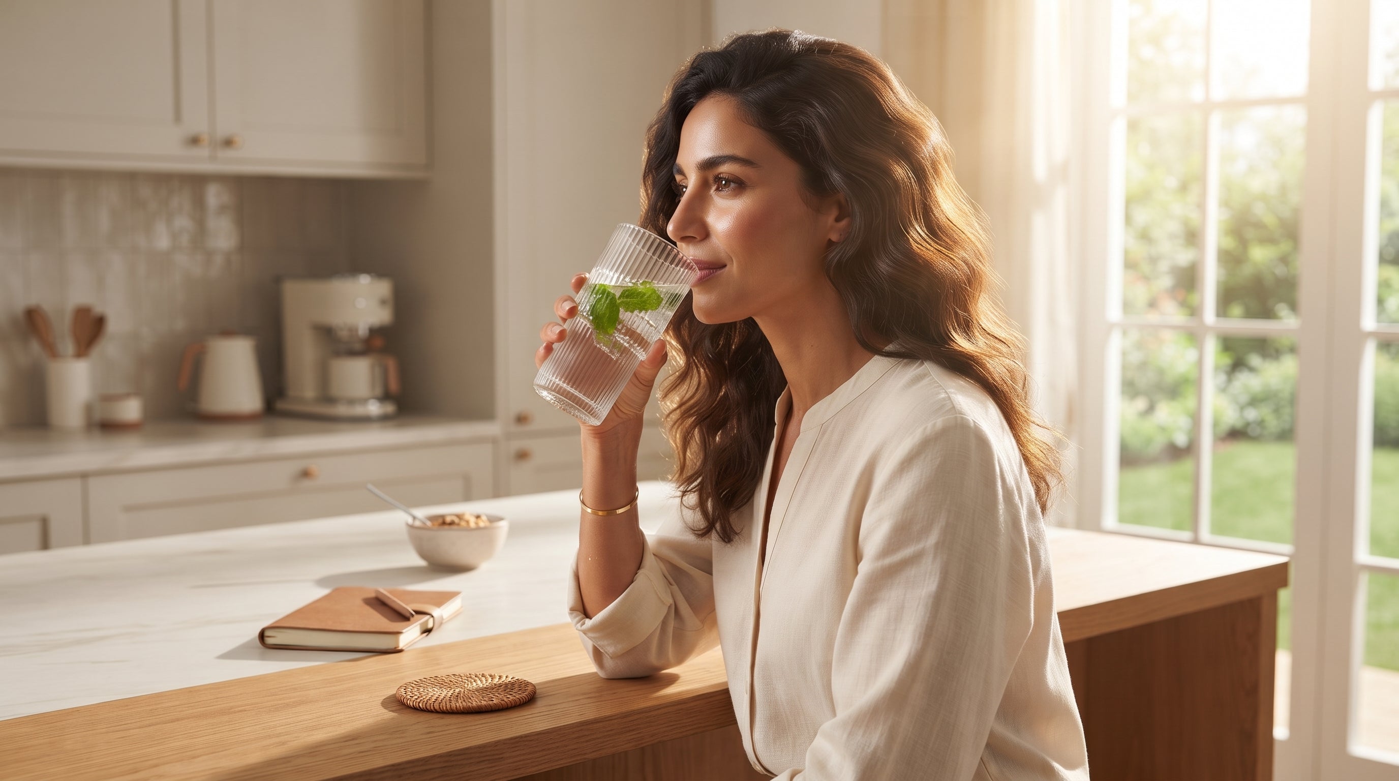 Gobelet en Verre Rayures 600ml : Slow Morning