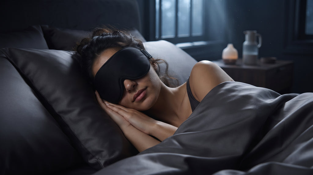 Masque de Sommeil 3D Ultra-Doux : Voyage et Nuit