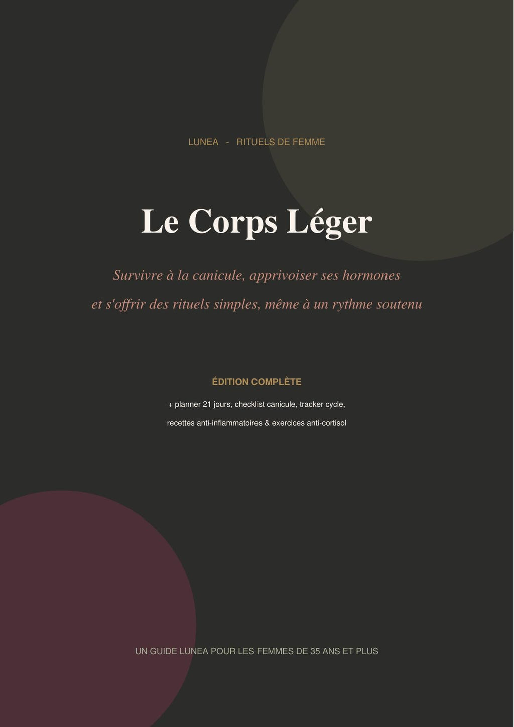 Couverture ebook Le Corps Léger - Édition Complète