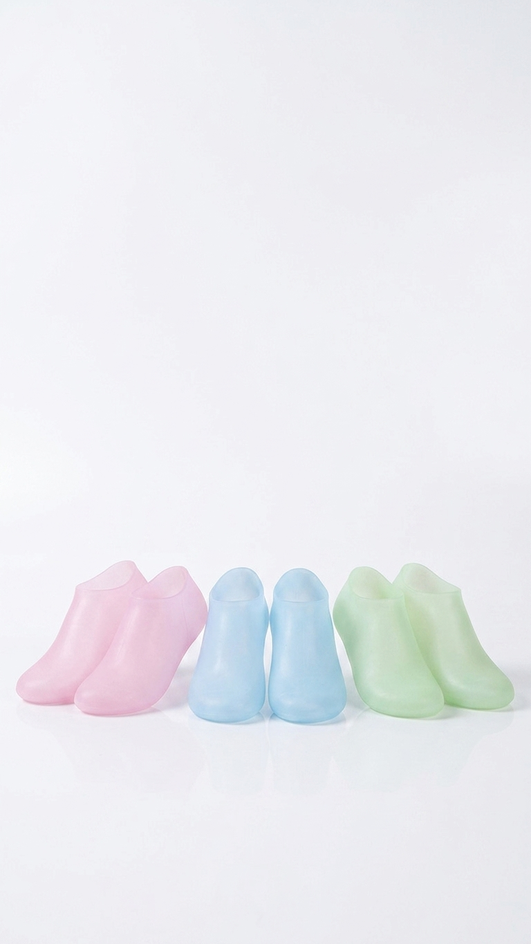 Chaussettes Hydratantes en Silicone — Talons Doux & Peau Nourrie