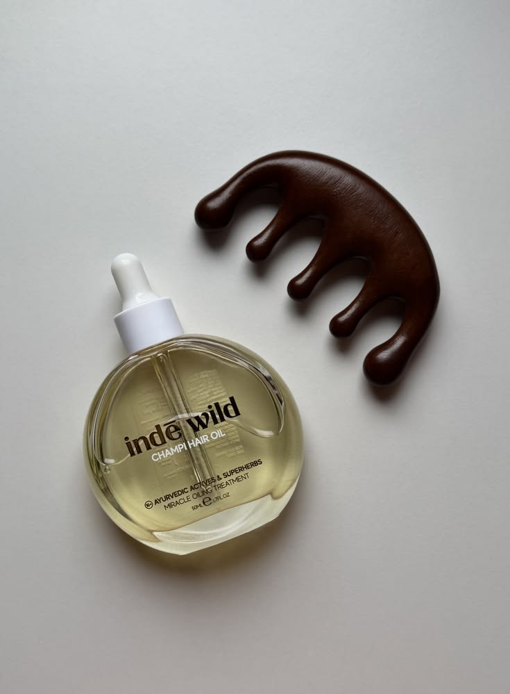 Masseur Cuir Chevelu en Bois : Rituel Circulation & Détente