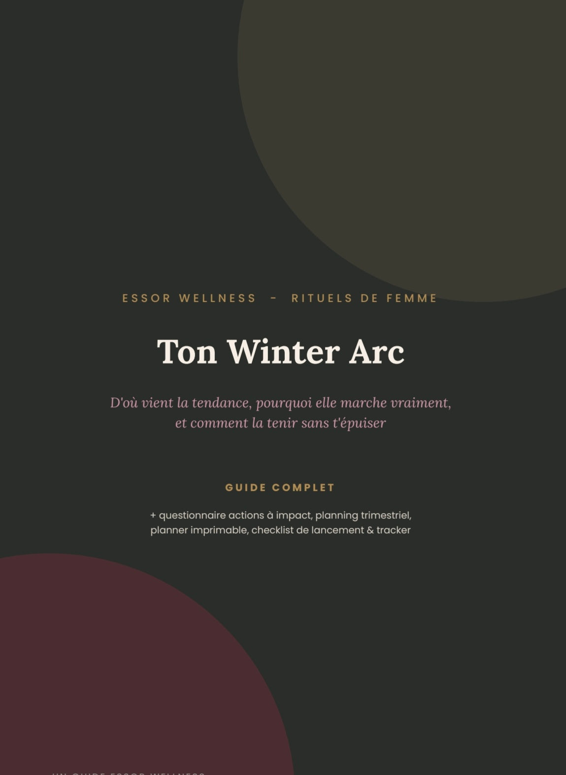 Ton Winter Arc — La Science d'un Nouveau Départ qui Tient (Ebook)