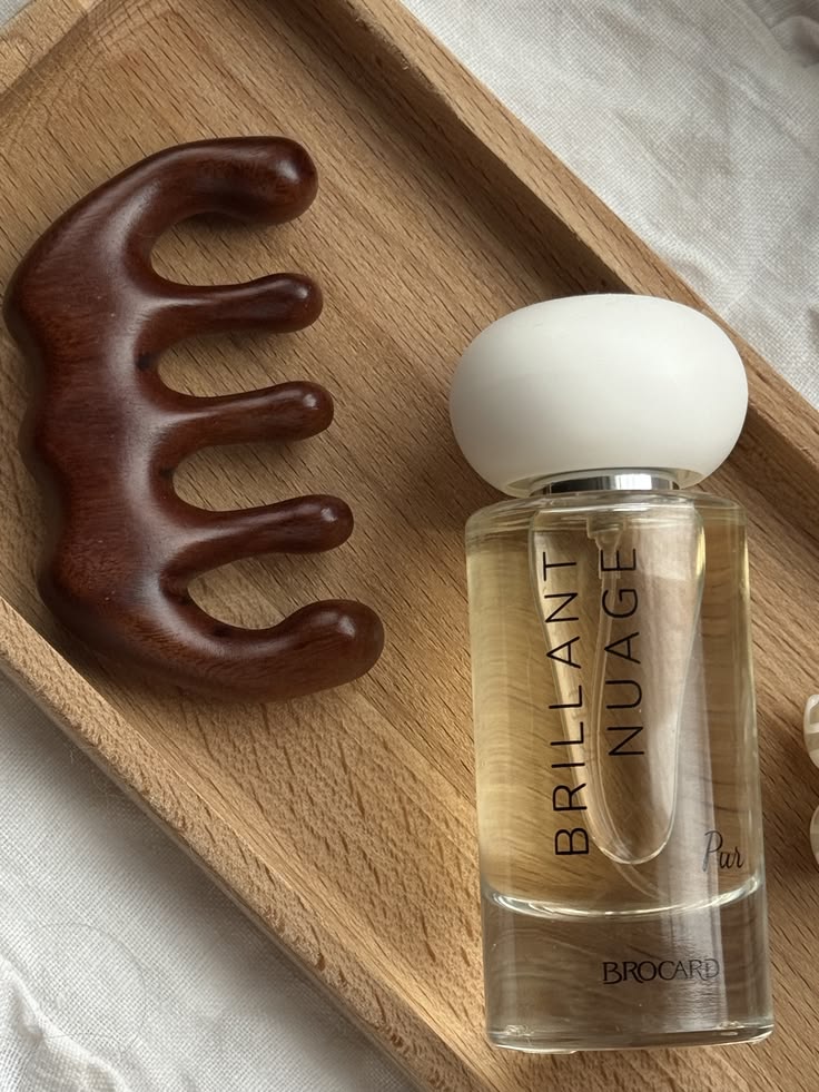 Masseur Cuir Chevelu en Bois : Rituel Circulation & Détente