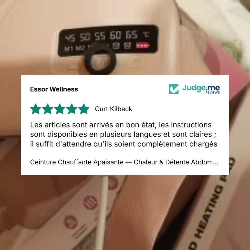 Ceinture Chauffante Apaisante — Chaleur & Détente Abdominale