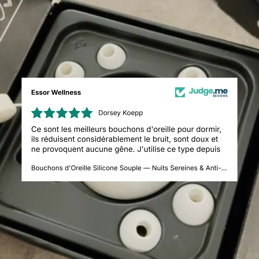 Bouchons d'Oreille Silicone Souple — Nuits Sereines & Anti-Bruit