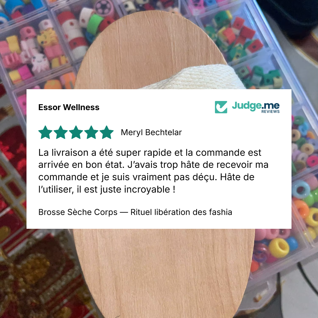 Brosse Sèche Corps — Rituel Libération des Fascias