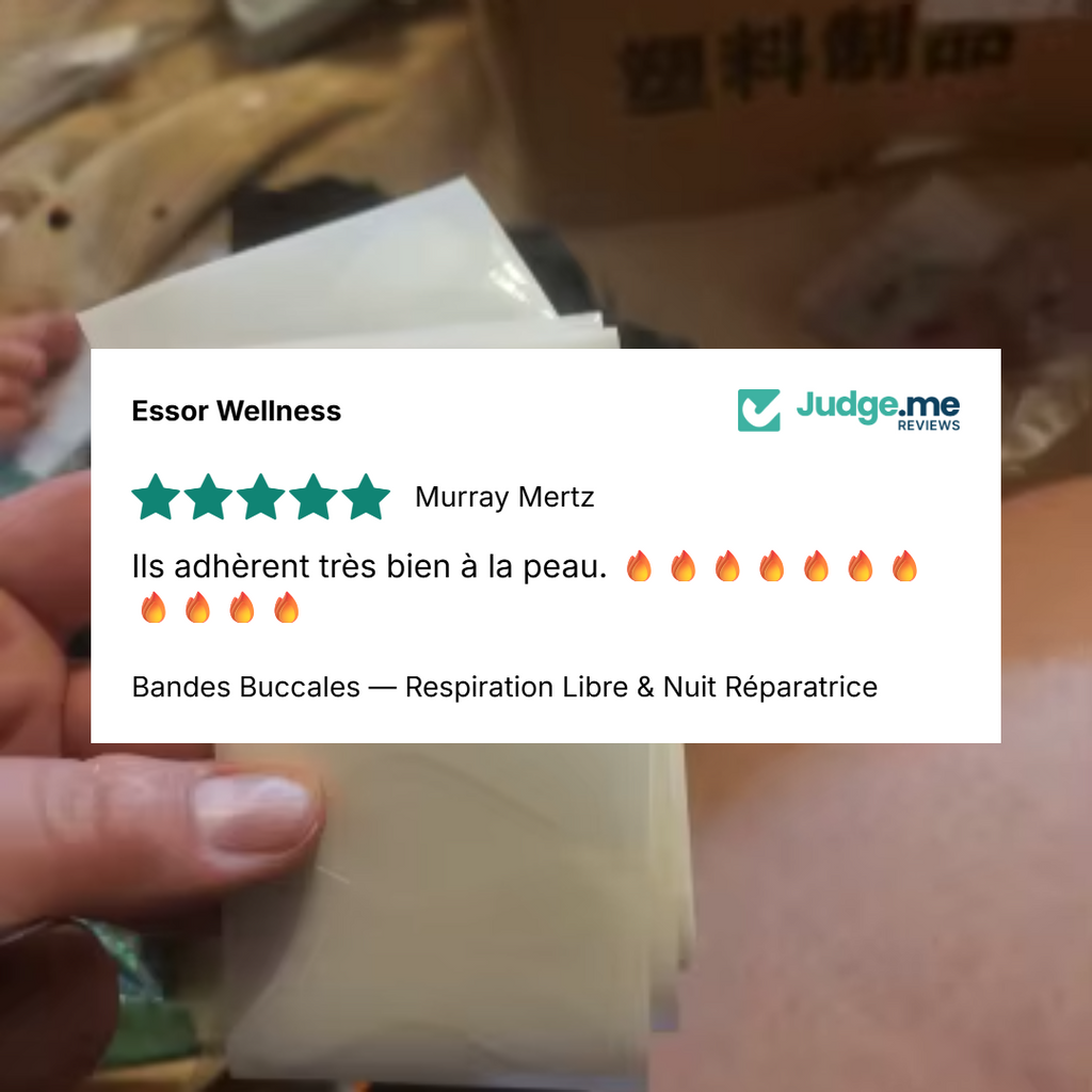 Bandes Buccales - mise en situation - Essor Wellness