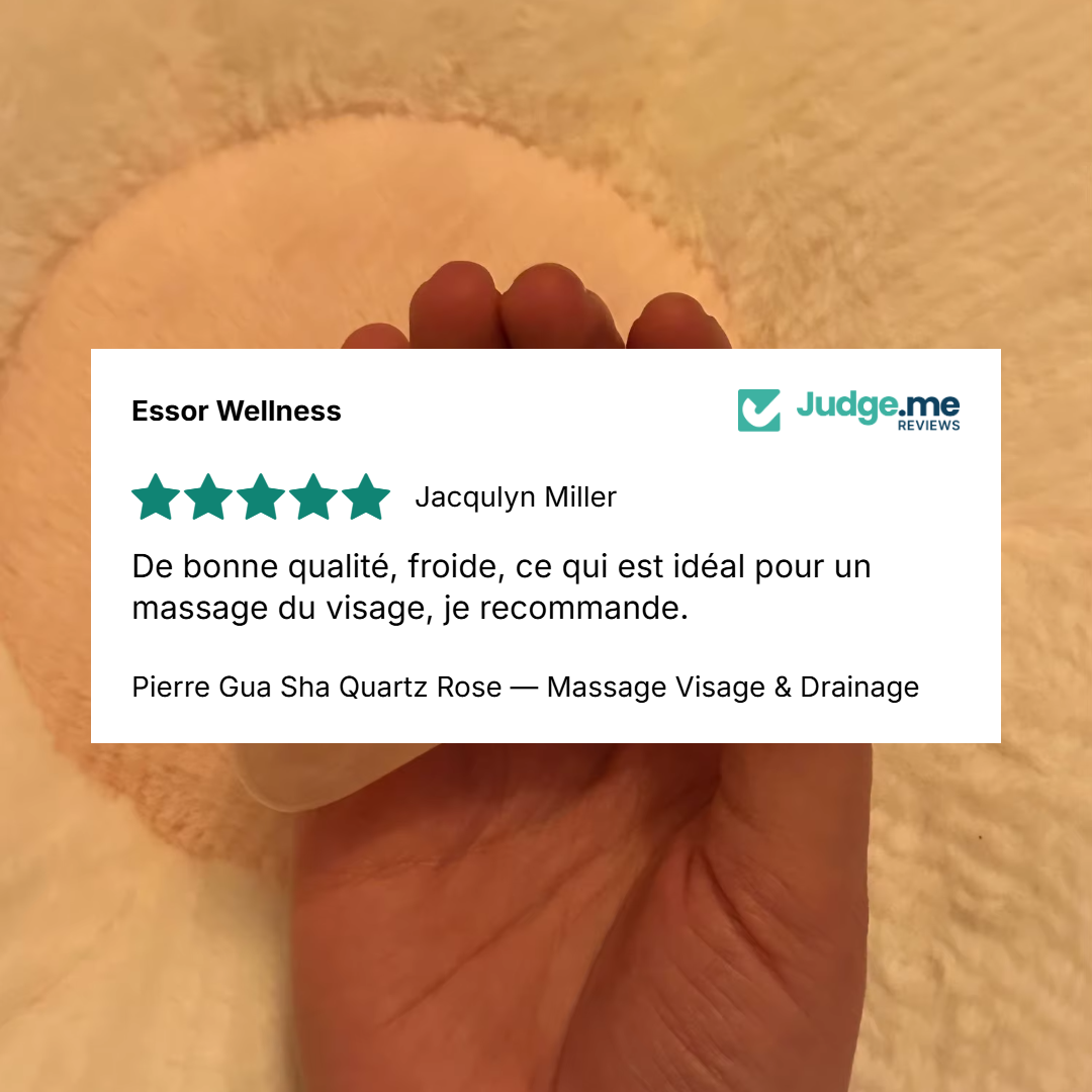 Pierre Gua Sha Quartz Rose — Massage Visage & Drainage