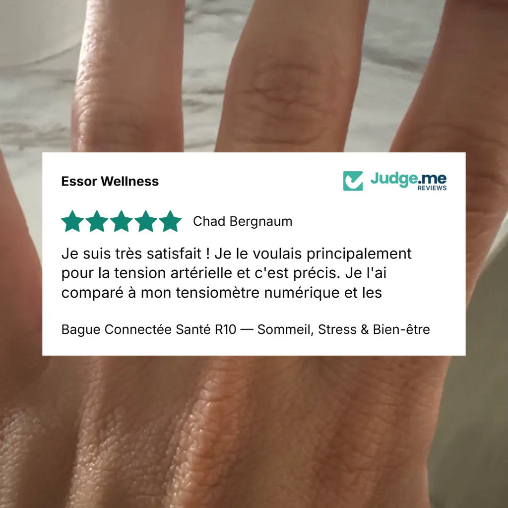 Bague Connectée Santé R10 - detail et texture - Essor Wellness