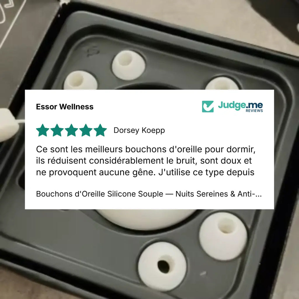 Bouchons d'Oreille Silicone Souple - detail et texture - Essor Wellness