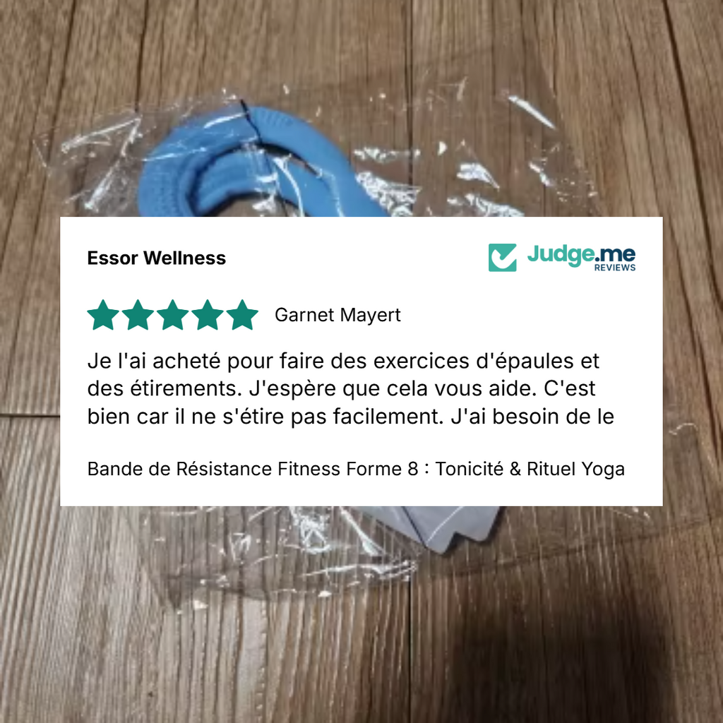 Bande de Résistance Fitness Forme 8 - detail et texture - Essor Wellness