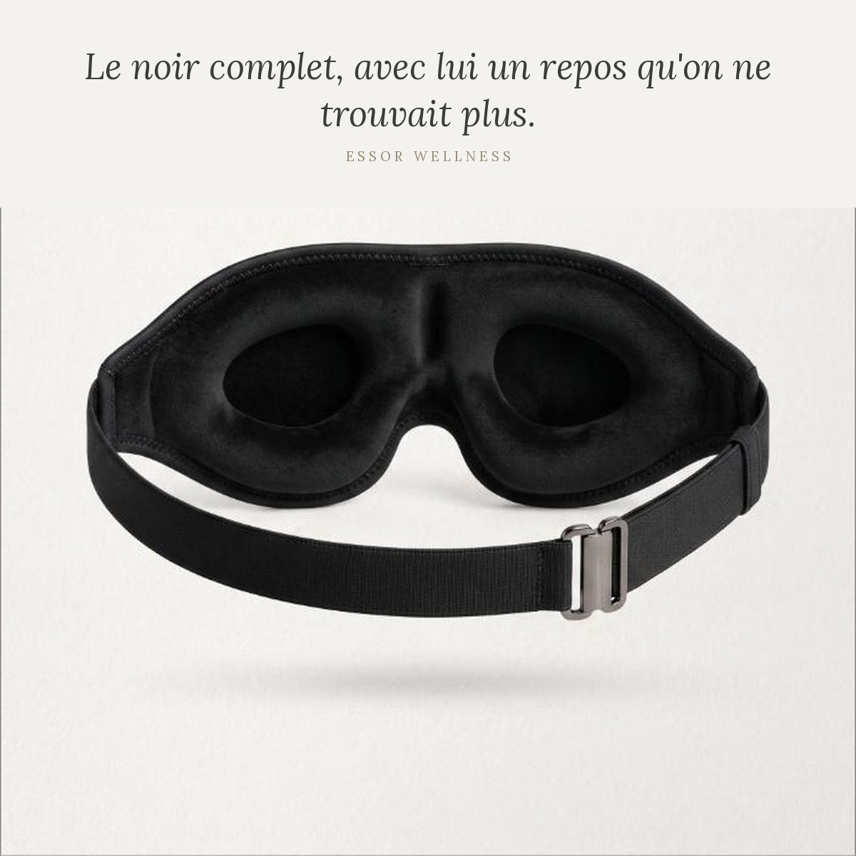 Masque de Sommeil 3D Ultra - vue complementaire - Essor Wellness