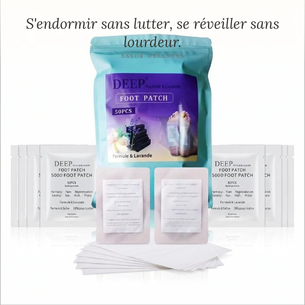 Patchs Pieds Lavande & Gingembre - vue complementaire - Essor Wellness